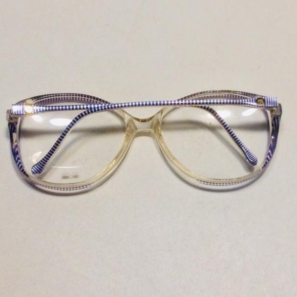 Nino Balli Flair Striped Eyeglass Frames - Picture 2 of 6